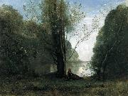 Jean Baptiste Camille  Corot Solitude Recollection of Vigen Limousin oil painting on canvas